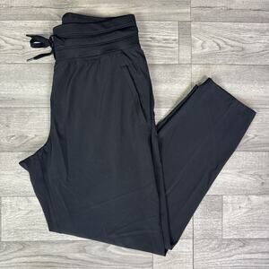 Free Fly Slim Leg Pull On Activewear Light Weight Pants Black sz S